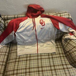 OU Sooners, Big 12 full zip hoodie
